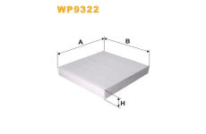 Filtr, vzduch v interiéru WIX FILTERS WP9322