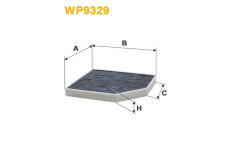 Filtr, vzduch v interiéru WIX FILTERS WP9329