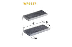Filtr, vzduch v interiéru WIX FILTERS WP9337