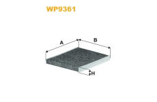 Filtr, vzduch v interiéru WIX FILTERS WP9361