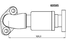 Potrubí, AGR-ventil BorgWarner 60595D