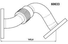 Potrubí, AGR-ventil BorgWarner 60633D