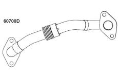 Potrubie AGR-ventilu BorgWarner 60700D