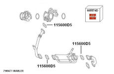 Spätné vedenie výfukových plynov BorgWarner 7900471