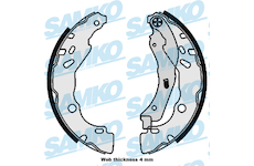 Sada brzdových čelistí SAMKO 81111