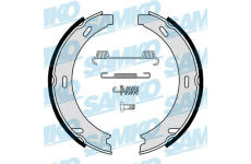 Sada brzdových čelistí, parkovací brzda SAMKO 86869