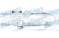 Tazne lanko, ovladani spojky SAMKO C0027C