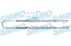 Tažné lanko, parkovací brzda SAMKO C0176B