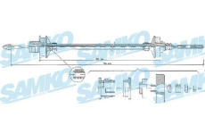 Tazne lanko, ovladani spojky SAMKO C0336C
