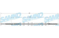 Tazne lanko, parkovaci brzda SAMKO C0470B