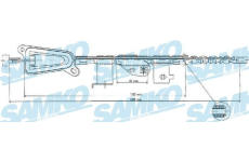 Tazne lanko, parkovaci brzda SAMKO C0477B
