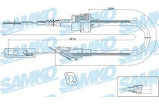 Tažné lanko, ovládání spojky SAMKO C0493C