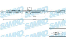 Tažné lanko, parkovací brzda SAMKO C0647B