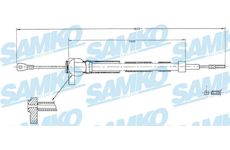 Tažné lanko, parkovací brzda SAMKO C0900B