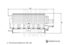 Olejový filtr BLUE PRINT ADBP210133