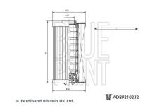 Hydraulický filtr, automatická převodovka BLUE PRINT ADBP210232