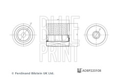 Vzduchový filtr BLUE PRINT ADBP220108