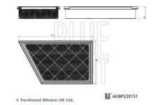 Vzduchový filtr BLUE PRINT ADBP220151