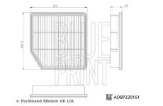 Vzduchový filtr BLUE PRINT ADBP220161