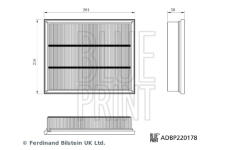 Vzduchový filter BLUE PRINT ADBP220178