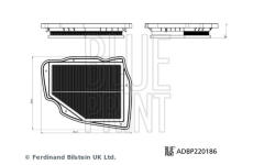 Vzduchový filter BLUE PRINT ADBP220186