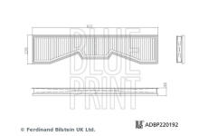 Vzduchový filter BLUE PRINT ADBP220192