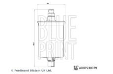 palivovy filtr BLUE PRINT ADBP230079