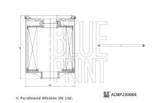 Palivový filter BLUE PRINT ADBP230084