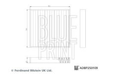Filter vnútorného priestoru BLUE PRINT ADBP250109