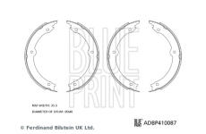 Sada brzd. čeľustí parkov. brzdy BLUE PRINT ADBP410087