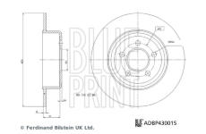 Brzdový kotouč BLUE PRINT ADBP430015