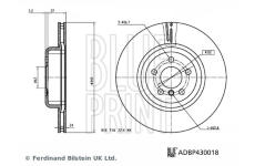 Brzdový kotouč BLUE PRINT ADBP430018