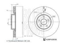 Brzdový kotouč BLUE PRINT ADBP430038
