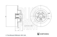 Brzdový kotouč BLUE PRINT ADBP430042