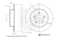 Brzdový kotouč BLUE PRINT ADBP430131