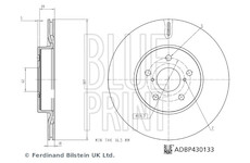 Brzdový kotouč BLUE PRINT ADBP430133