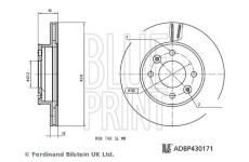 Brzdový kotouč BLUE PRINT ADBP430171