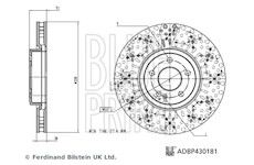 Brzdový kotouč BLUE PRINT ADBP430181