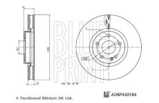 Brzdový kotouč BLUE PRINT ADBP430184