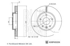 Brzdový kotouč BLUE PRINT ADBP430206