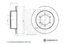 Brzdový kotouč BLUE PRINT ADBP430210