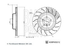 Brzdový kotouč BLUE PRINT ADBP430212