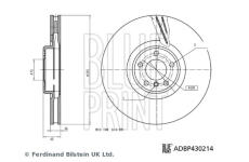 Brzdový kotouč BLUE PRINT ADBP430214