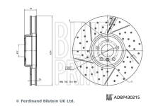 Brzdový kotúč BLUE PRINT ADBP430215