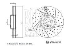 Brzdový kotouč BLUE PRINT ADBP430216