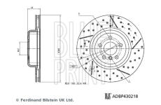 Brzdový kotouč BLUE PRINT ADBP430218