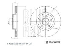 Brzdový kotouč BLUE PRINT ADBP430227