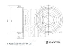 Brzdový buben BLUE PRINT ADBP470034