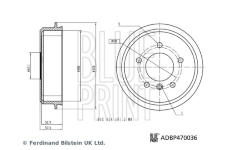 Brzdový buben BLUE PRINT ADBP470036