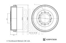 Brzdový buben BLUE PRINT ADBP470038